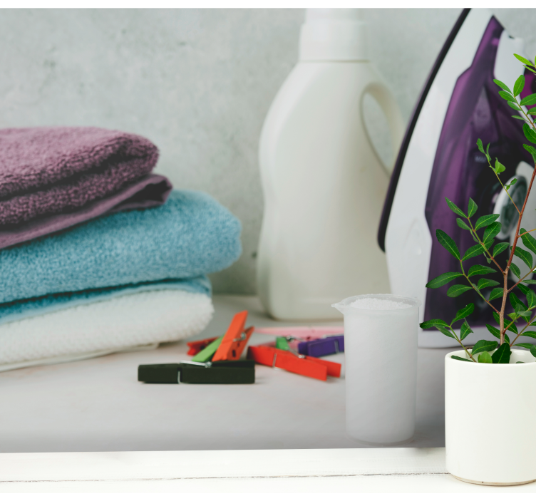 Ručnici i klinovi rublje vintage zidni zid - TenStickers