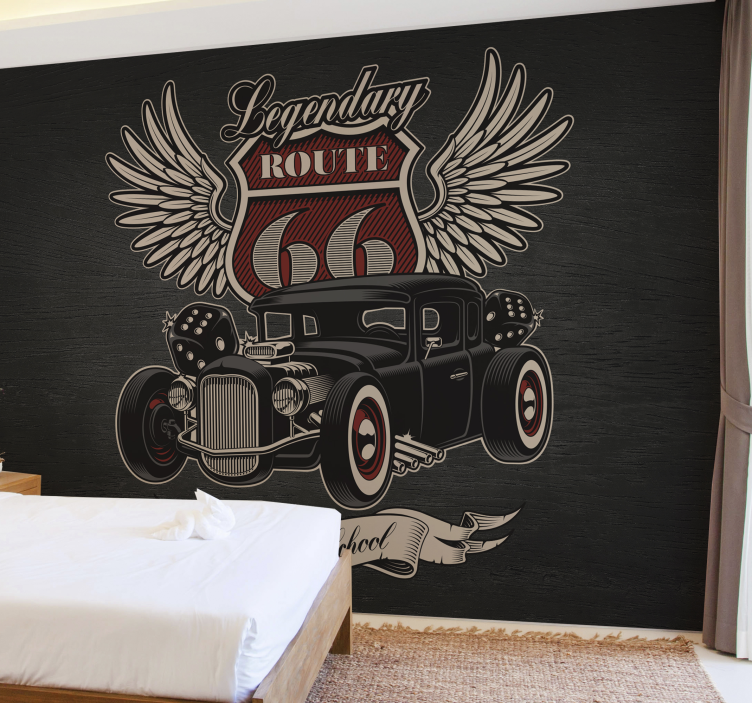 Servisna ruta zidni zid - TenStickers