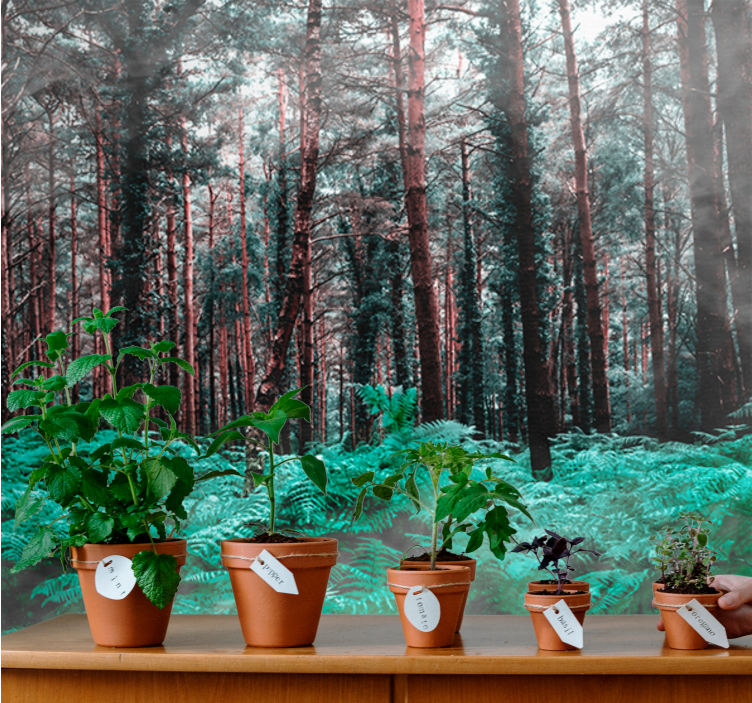 Tapete priroda bujna zelena divljina - TenStickers