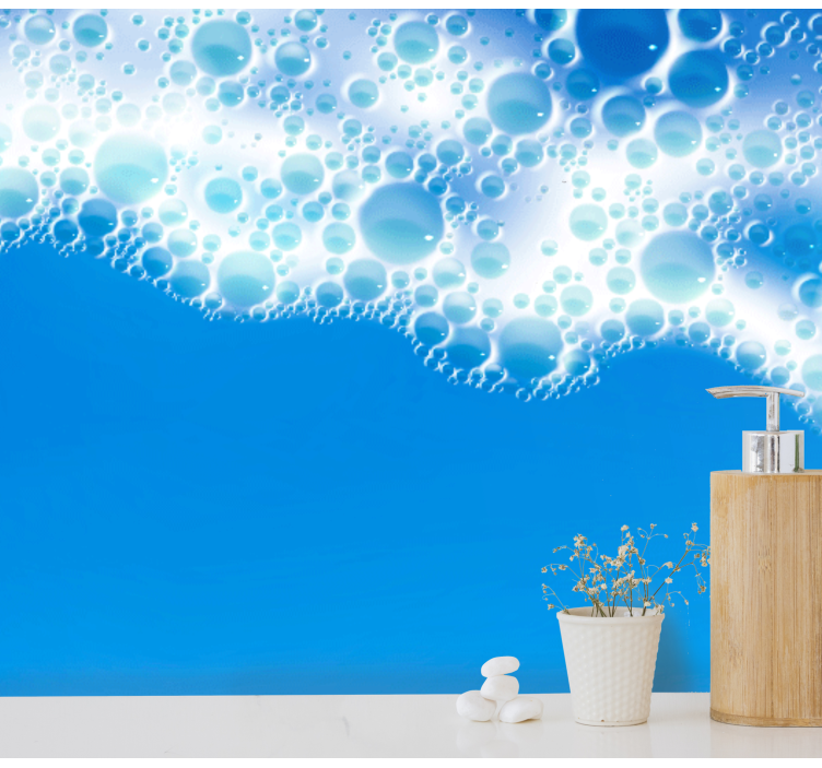 Tapete priroda dizajn mjehurićastih valova - TenStickers