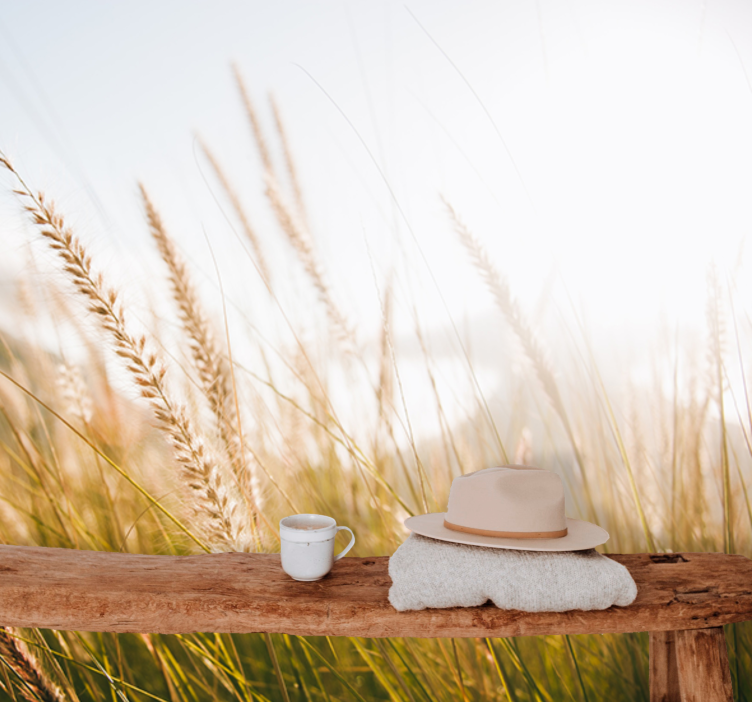 Tapete priroda nježni povjetarac mekih trava - TenStickers