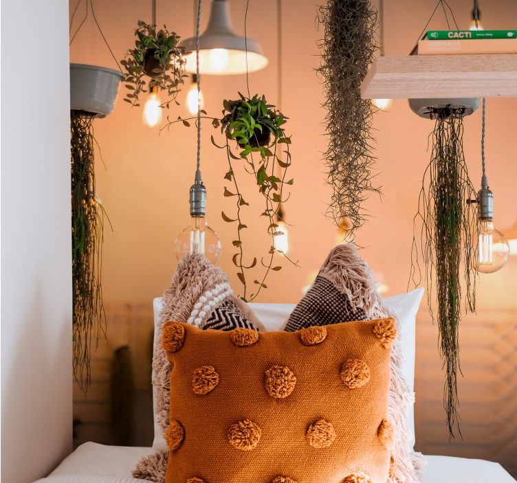 Tapete priroda s visećim zelenim akcentima - TenStickers