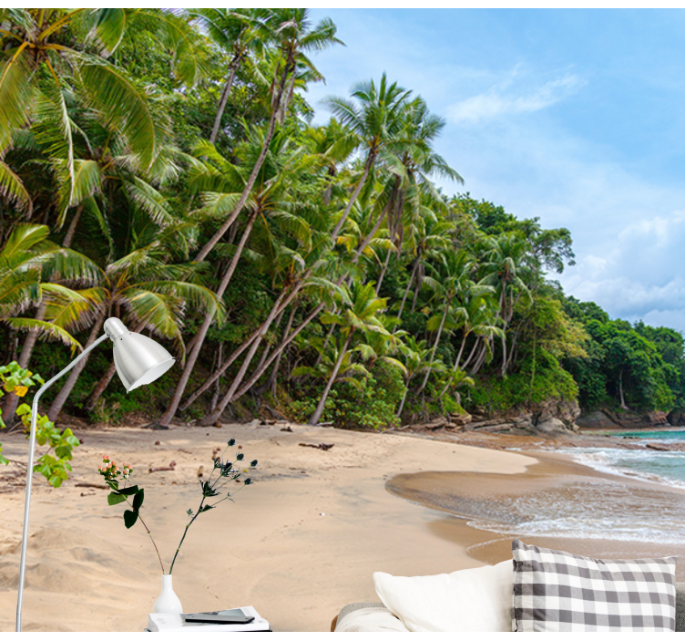 Tapete priroda tropska obala oaze - TenStickers