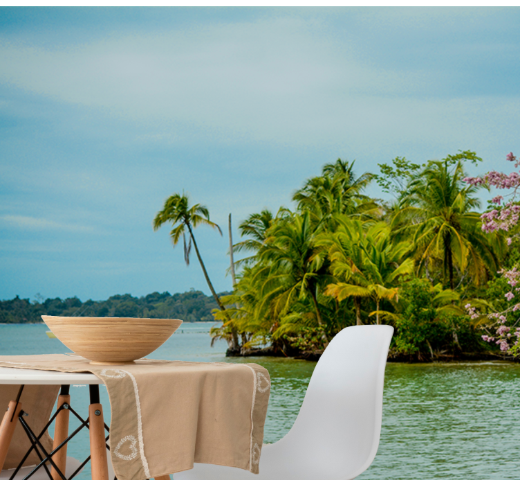 tapete priroda tropska otočna oaza - TenStickers