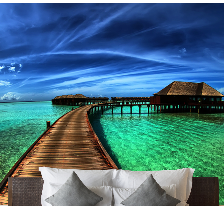 tapete priroda tropski oceanski prizor - TenStickers