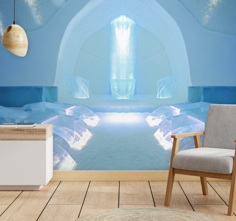 Tapete priroda u utočištu ledenih kristala - TenStickers