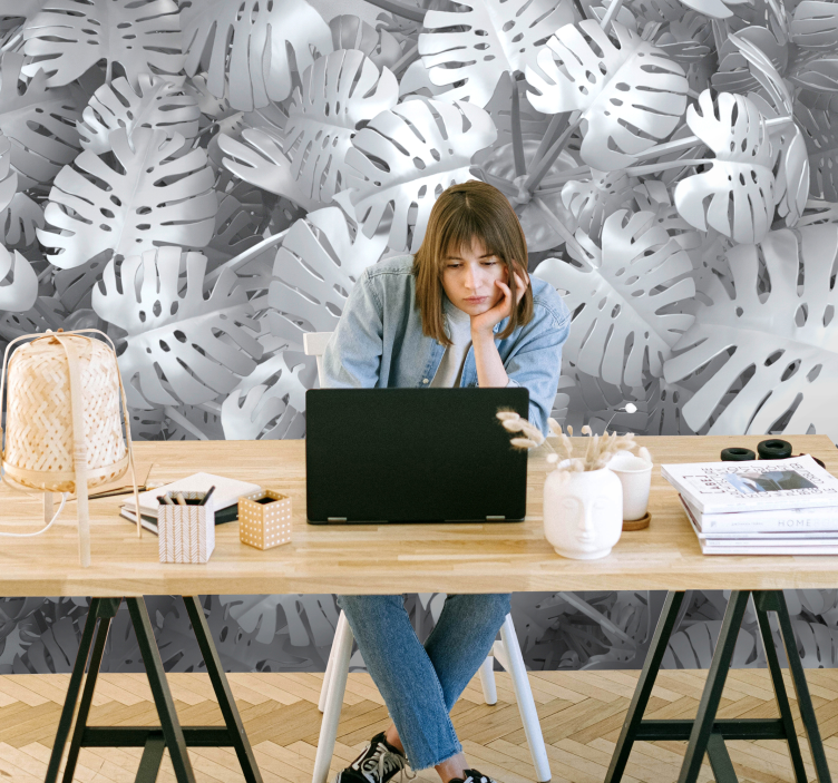 tapete priroda uzorak lista monstere - TenStickers