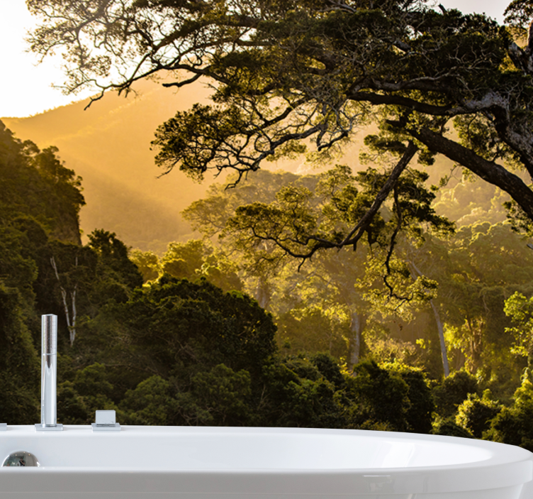 Tapete priroda - zeleno šumsko okruženje - TenStickers