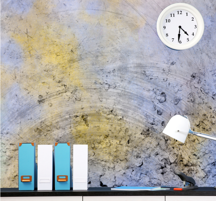 Stari betonski zidni mural u industrijskom stilu - TenStickers