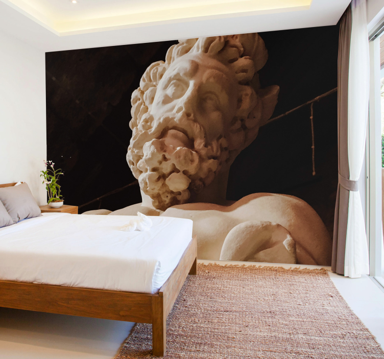 Zeus na crnoj pozadini zidni zid zidne slike dnevnog boravka - TenStickers