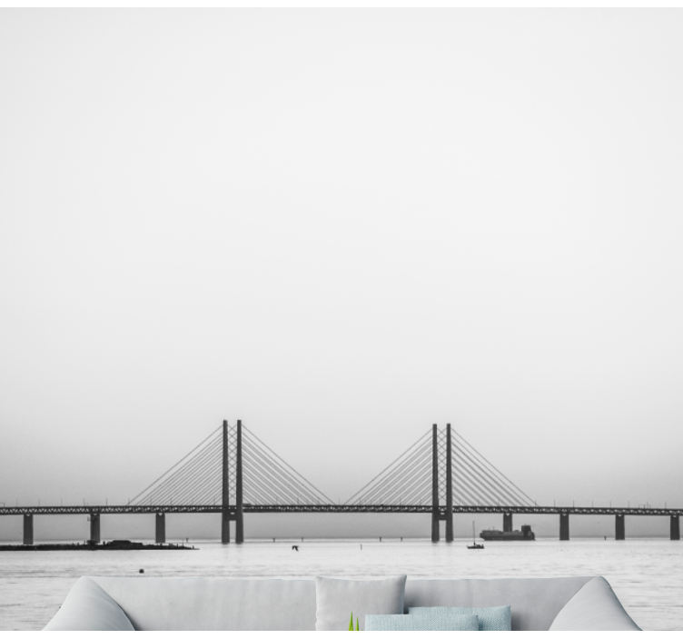 Zidne slike i zidne freske most preko vode - TenStickers