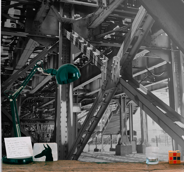 Zidne slike i zidne freske urbana strukturalna dizajn - TenStickers