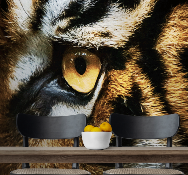 Zidni freske intenzivan tigrasti pogled - TenStickers