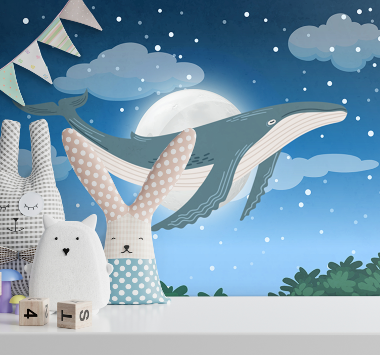 Zidni freske kit pod mjesečinom - TenStickers