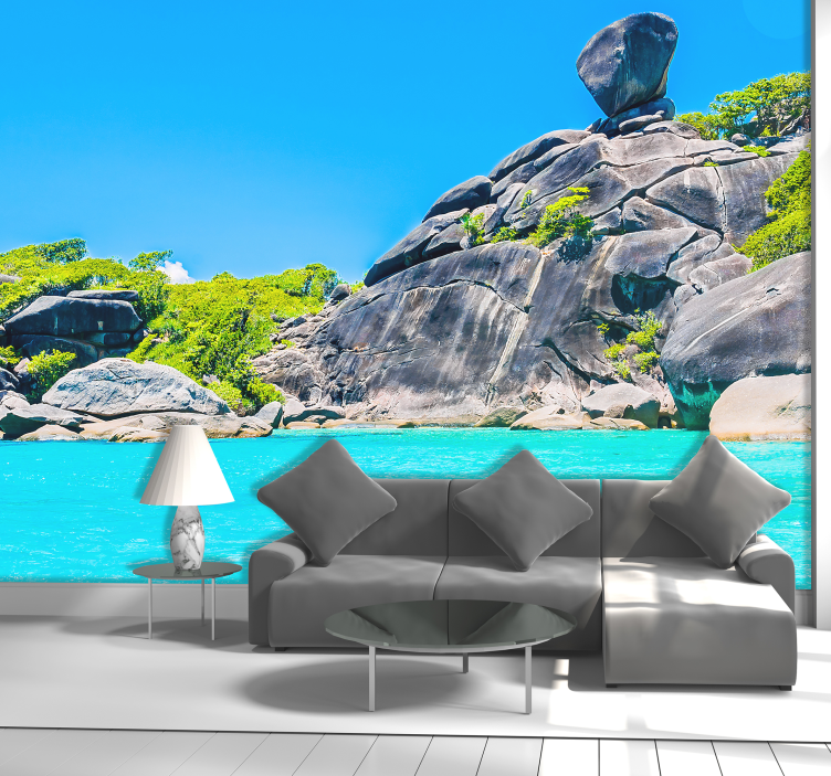 Jezero u phuketu zidni mural jezera - TenStickers
