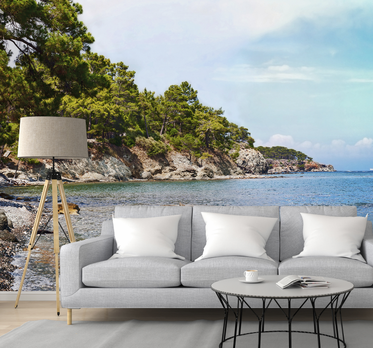 Zidni mural antalya beach - TenStickers