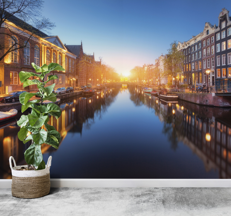 Zidni zid amsterdam - TenStickers