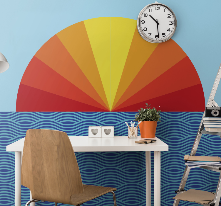 Starinski freske za zalazak sunca - TenStickers