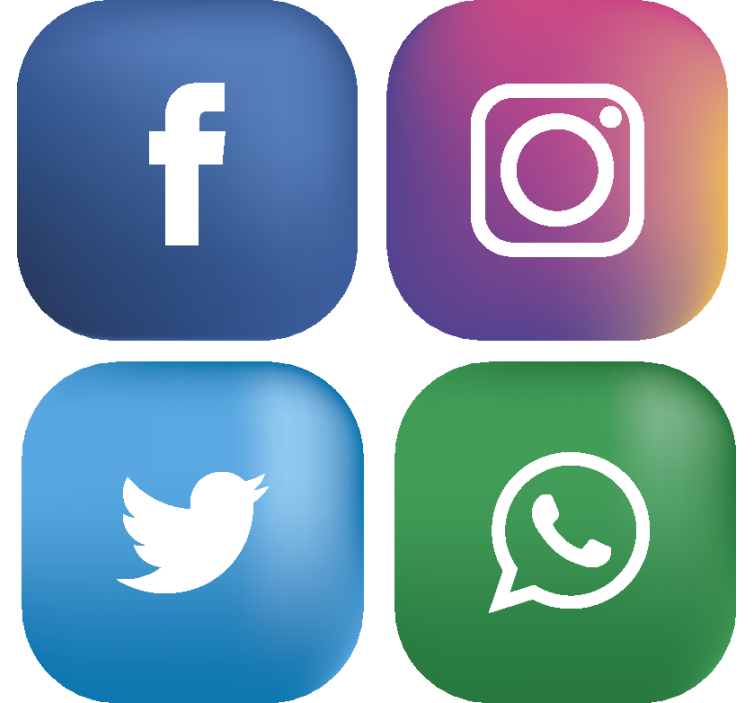 Društveni mediji geek coasters - TenStickers