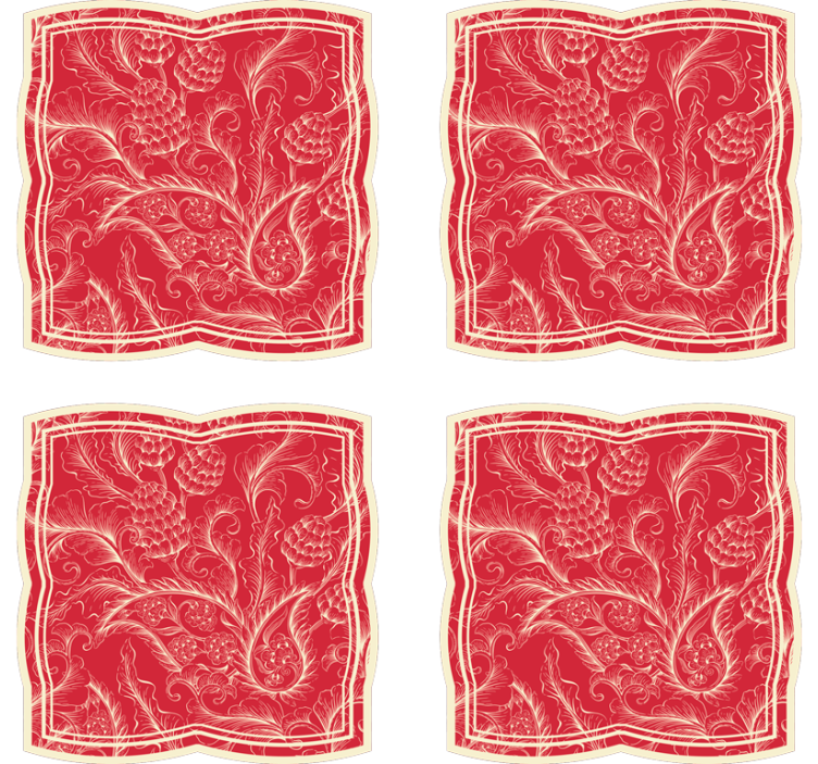 Paisley ilustracija piće podmornica - TenStickers