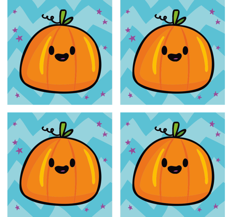 Bundeva halloween piće podmetač za čaše - TenStickers
