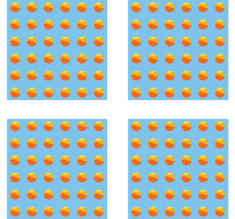 Podmetači za sunčanje iz 70-ih - TenStickers