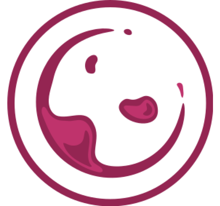 čaša vina označi modernu podmetač za čaše - TenStickers