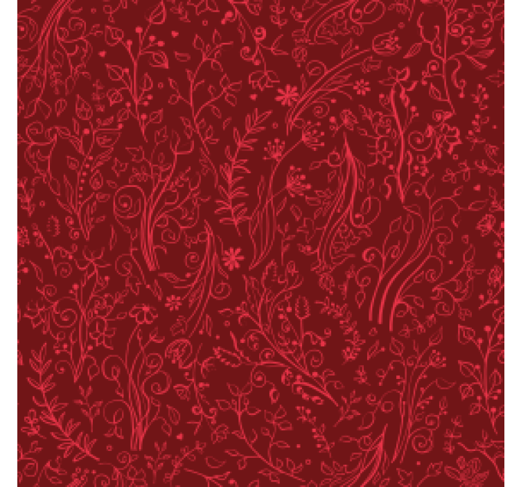 Podmetač za čaše pozadina s cvjetnim uzorkom - TenStickers