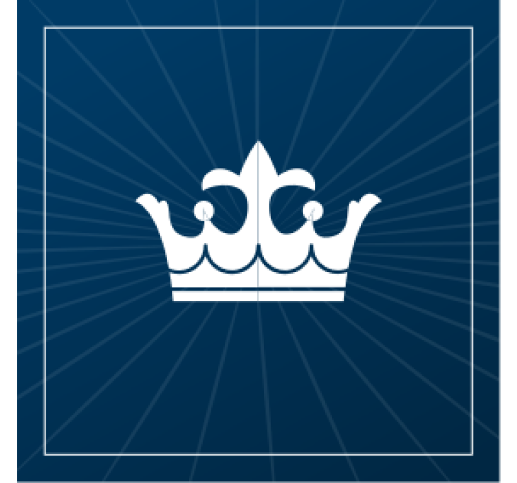 Kraljeva kruna više podmetača - TenStickers