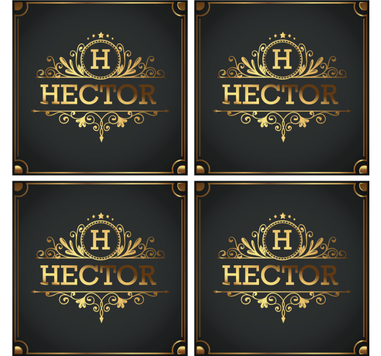 Elegancija personalizirane podmetače - TenStickers