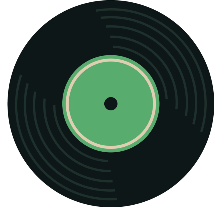 Disco set za svaki set vintage podmetača - TenStickers