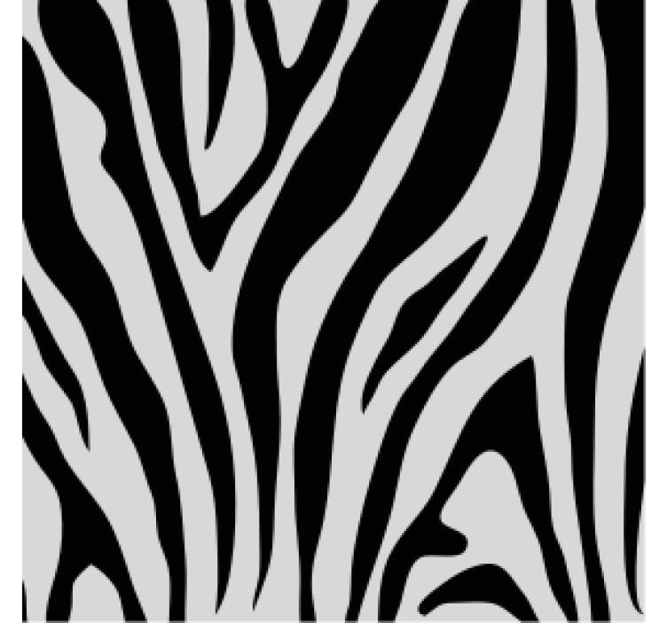Podmetač za čaše u uzorku zebra pruga - TenStickers