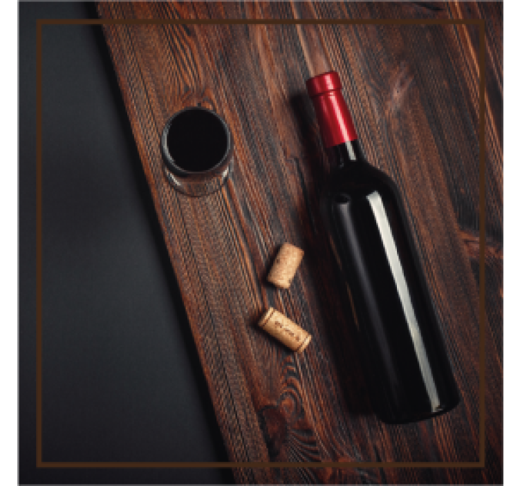 Vino i čepovi berba podmetača - TenStickers