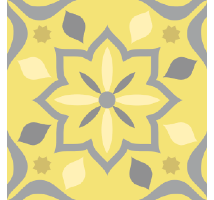 Podmetač za čaše vjenčanje s cvjetnim uzorkom - TenStickers