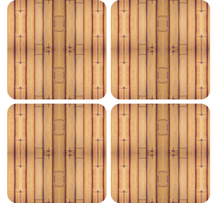 Podmetač za čaše s teksturom bambusa - TenStickers