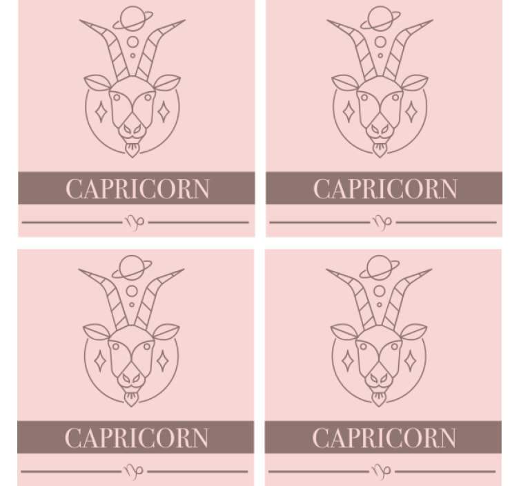 Podmetač za čaše berba jarac - TenStickers