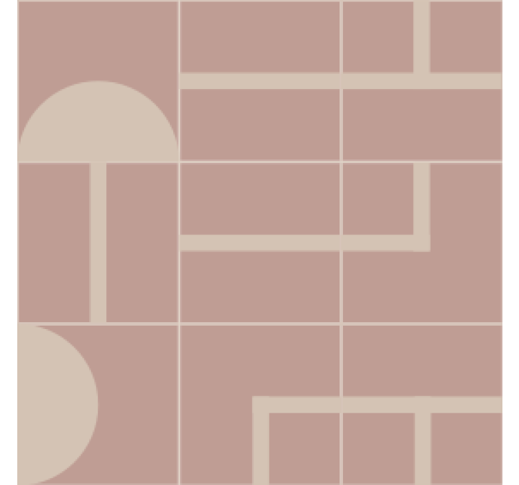 Podmetač za čaše površina s geometrijskim uzorkom - TenStickers