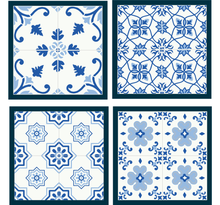 Arabesque tile set podmetači za pločice - TenStickers