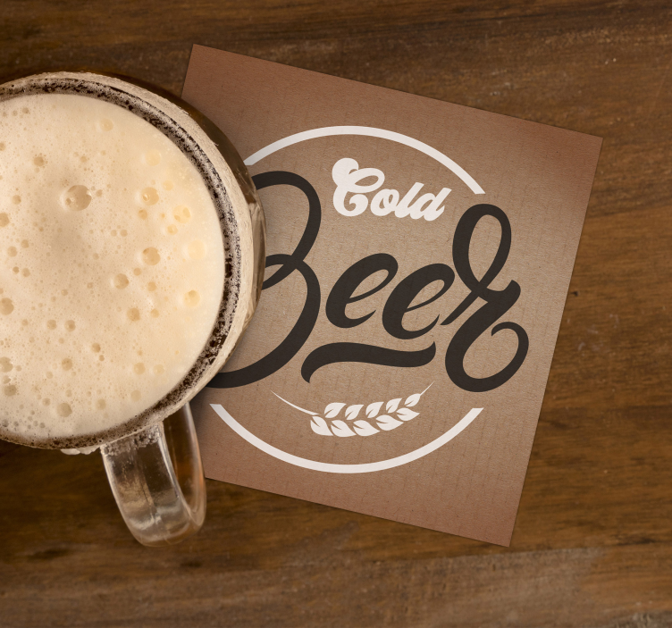 Prostirka za hladno pivo coaster - TenStickers