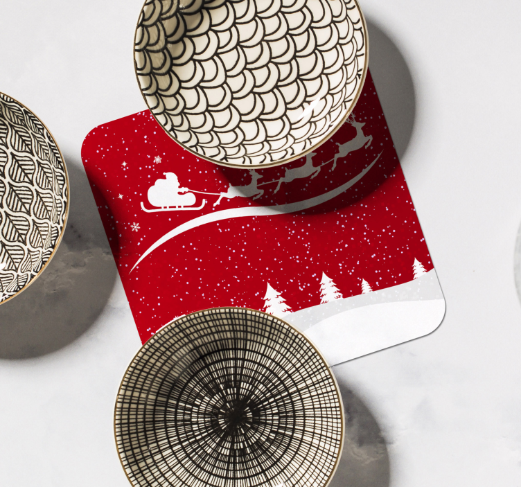 Božićni val piju podmornice - TenStickers