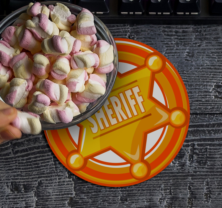 Kaubojska zvijezda s imenom pijem podmornicu - TenStickers