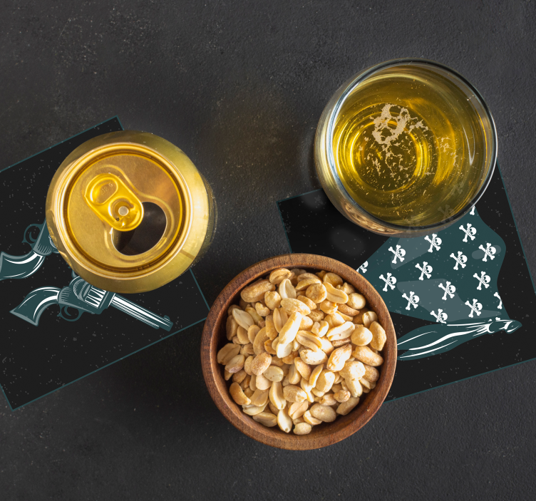 Kaubojski šešir, jato i revolver podmornica - TenStickers