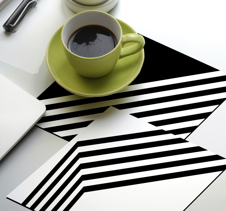 Moderne pruge moderni podmetač za čaše - TenStickers