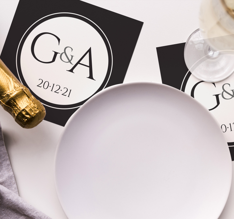 Personalizirani klasični vjenčani podmornica - TenStickers