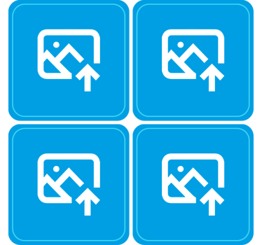 Par fotografija prilagođeno podmetače - TenStickers