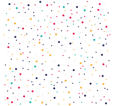 Podmetač za čaše s šarenim točkicama - TenStickers