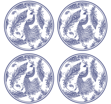 Podmetač za paukove pločice delftware - TenStickers