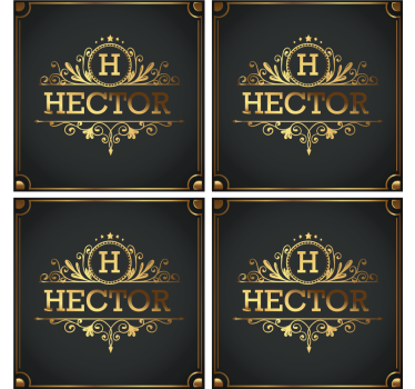 Elegancija personalizirane prostirke za pivo - TenStickers