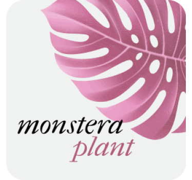Podmetač za čaše prilagodljiv monstera list - TenStickers