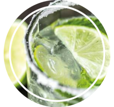 Podmetač za čaše prilagodljiv s okusom limete - TenStickers
